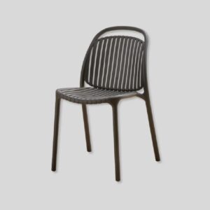 Modern Slatted Dining Chair