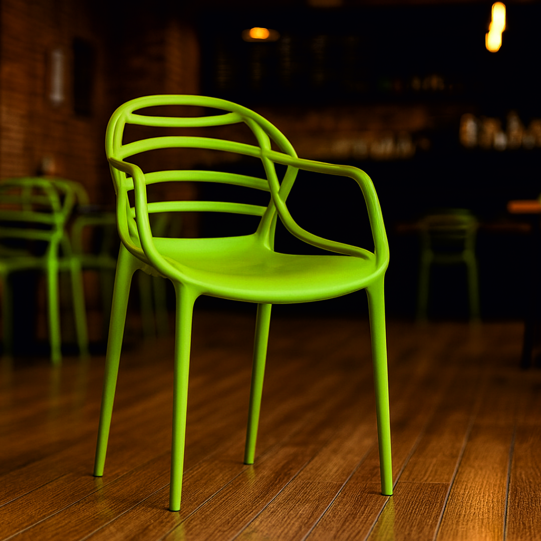 Lime Curve Designer Chair