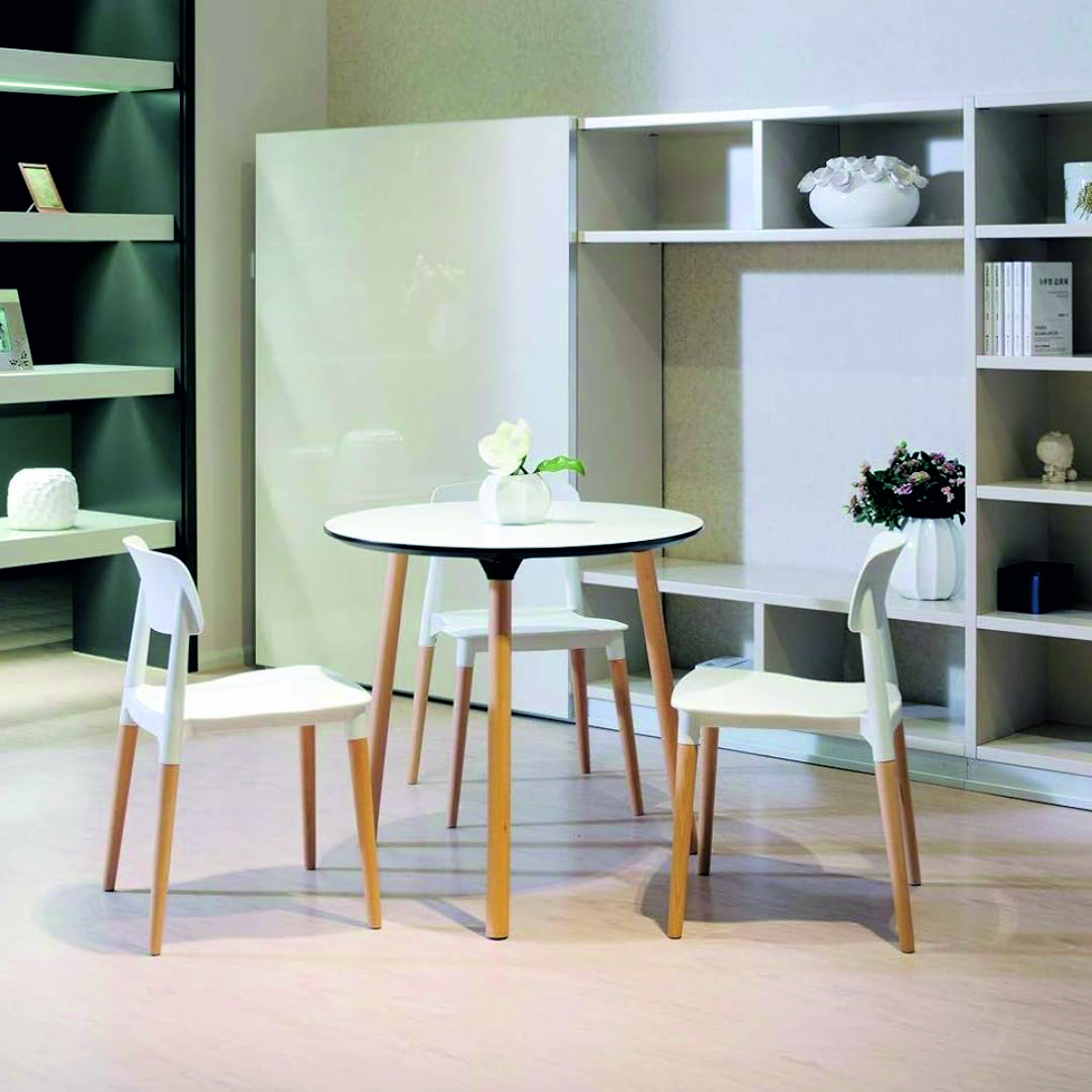Scandi Round Bistro Set