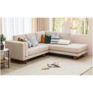 Modern L-Shaped Fabric Sofa