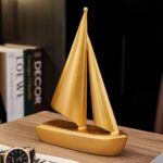 Golden Sail Elegance Showpiece