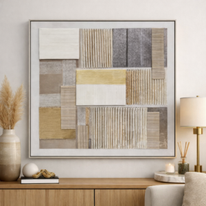 Abstract Textured Wall Art Frame