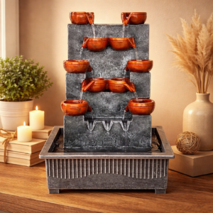 Grand Terracotta Cascade Indoor Water Fountain