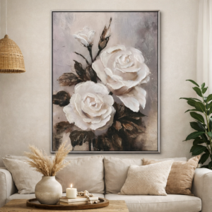 3D Flowers Wall Frame