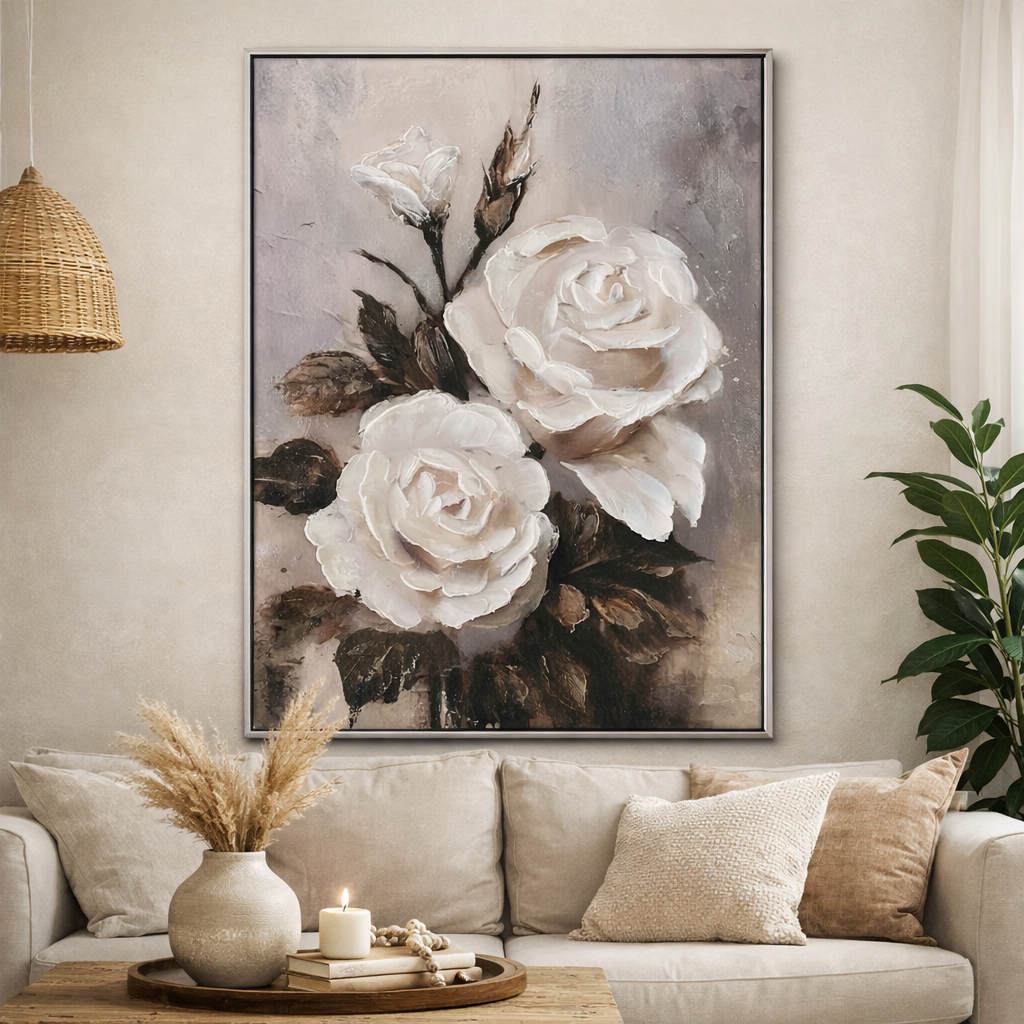 3D Flowers Wall Frame 2