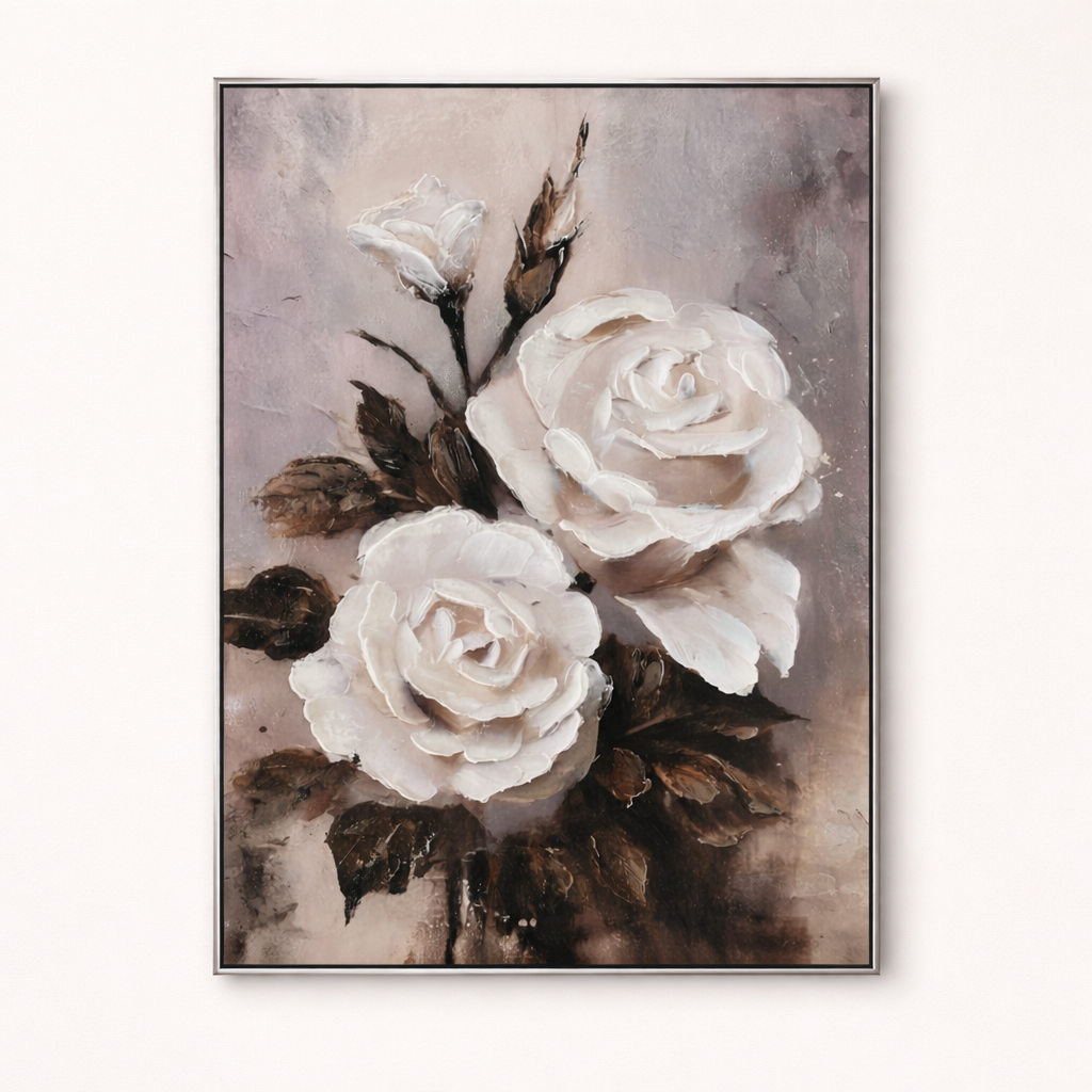 3D Flowers Wall Frame