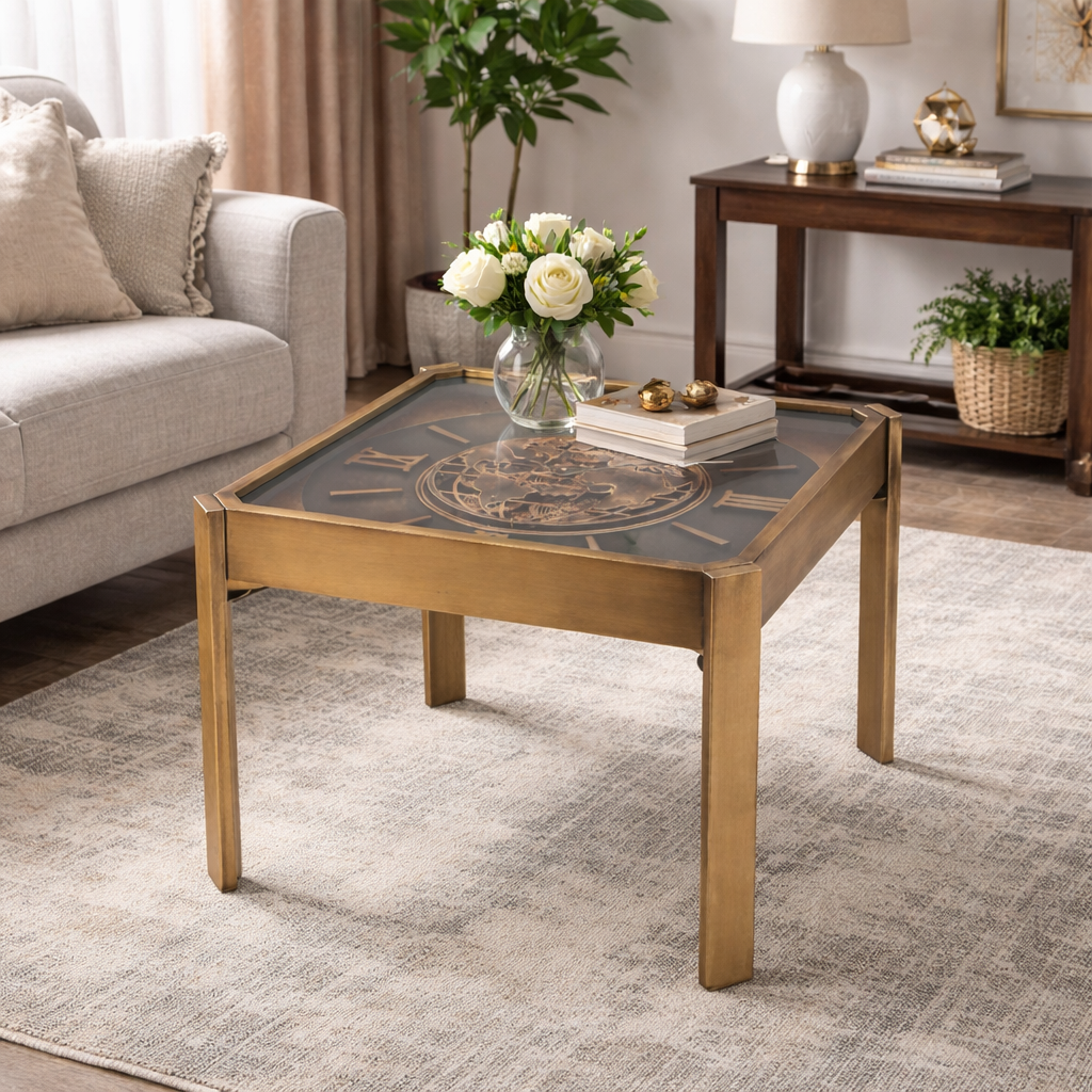 Center Table with Clock 4 (1)