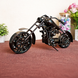 Vintage Iron Chopper Bike Showpiece