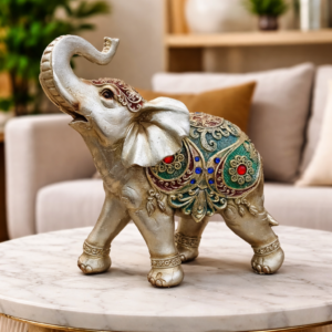 Royal Jewel Elephant Showpiece