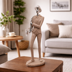 Elegant Saxophone Gentleman Sculpture