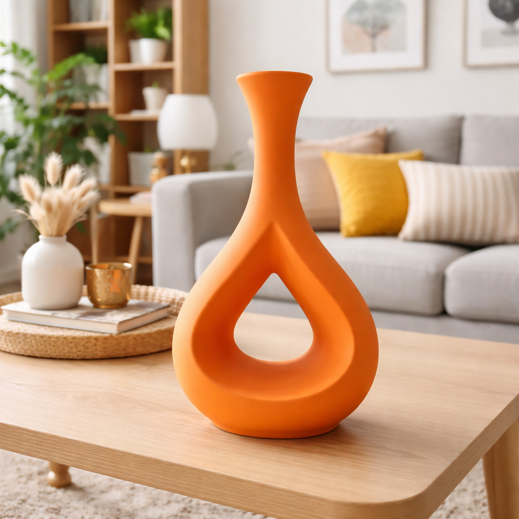 Orange Vase 3