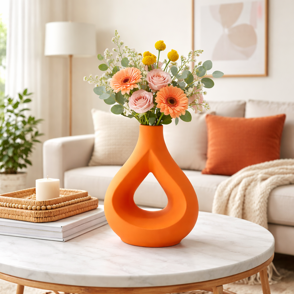 Orange Vase