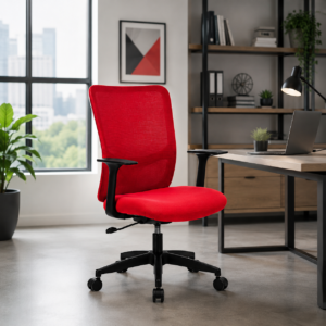 Red Mesh Office Chair